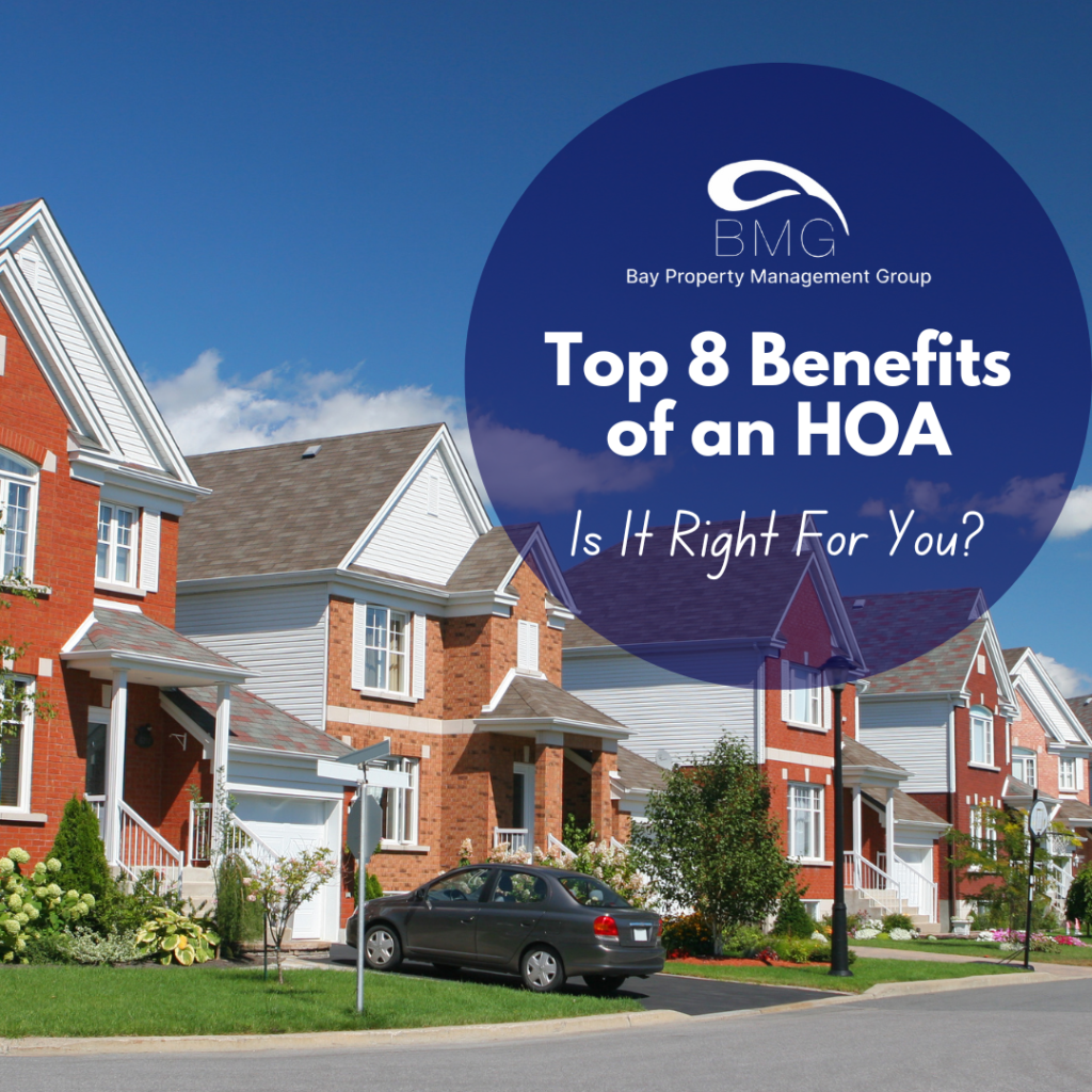 Looking over houses on a block, what are the benefits of an HOA neighborhood and what are the considerations?